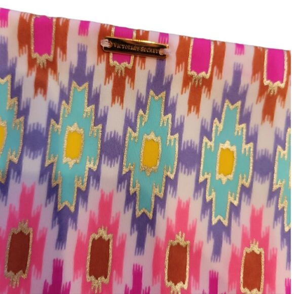 NWOT Victoria's Secret Hot Pink Wrap Around Halter Bikini Top and Bottoms 34B M - Picture 10 of 11